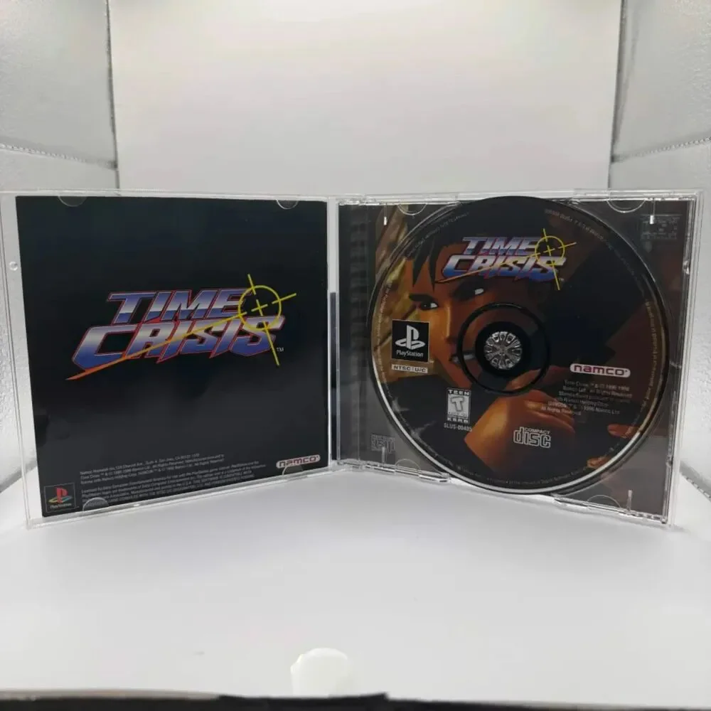 Time Crisis (Sony Playstation 1 PS1, 1997) CIB COMPLETE